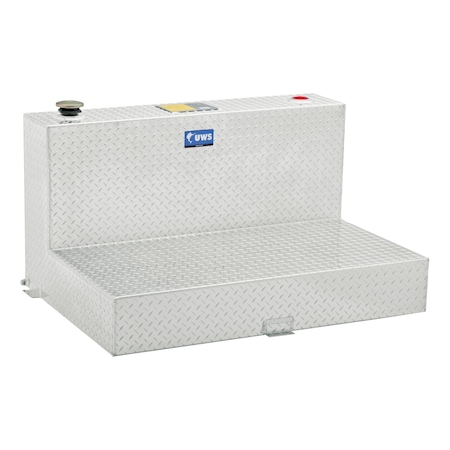 Uws 50-GALLON L-SHAPE BRIGHT ALUMINUM TRANSFER TANK TT-50-L-T-P